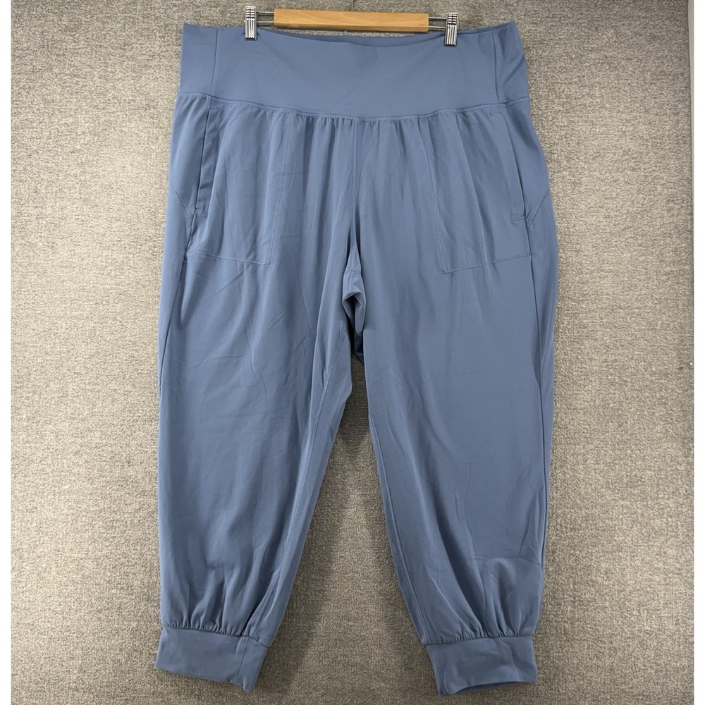 Athleta Salutation Jogger Women Size 3X Plus Light Blue Activewear